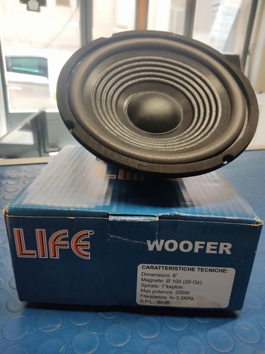 Woofer life 200w ohm - 8", 20cm